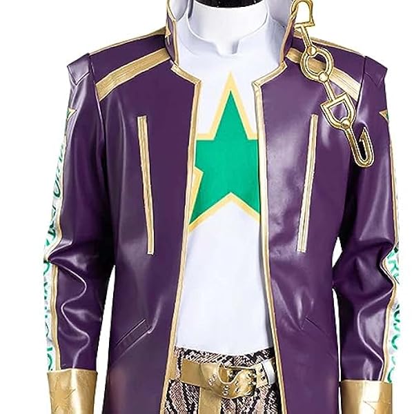Jiumaocleu Higashikata Josuke/Enrico Pucci/Kujo Jotaro Cosplay Kostuum Anime Cosplay Outfits Suits Volledige Set van Dress Up Uniform Halloween Carnaval Party Fancy Dress Accessoires